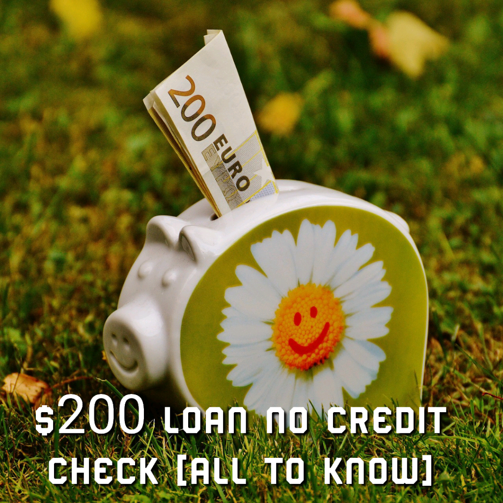 $200 loan no credit check