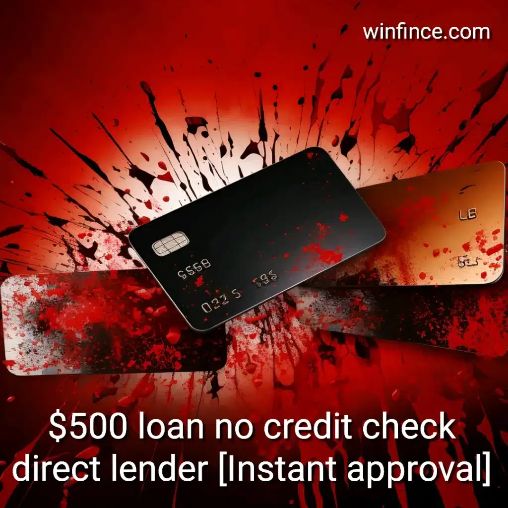 $500 loan no credit check